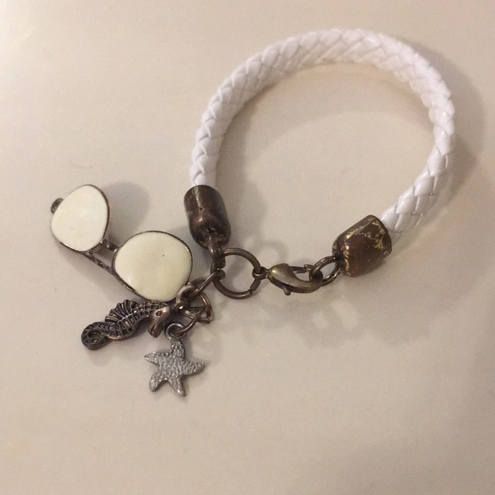 White bracelet